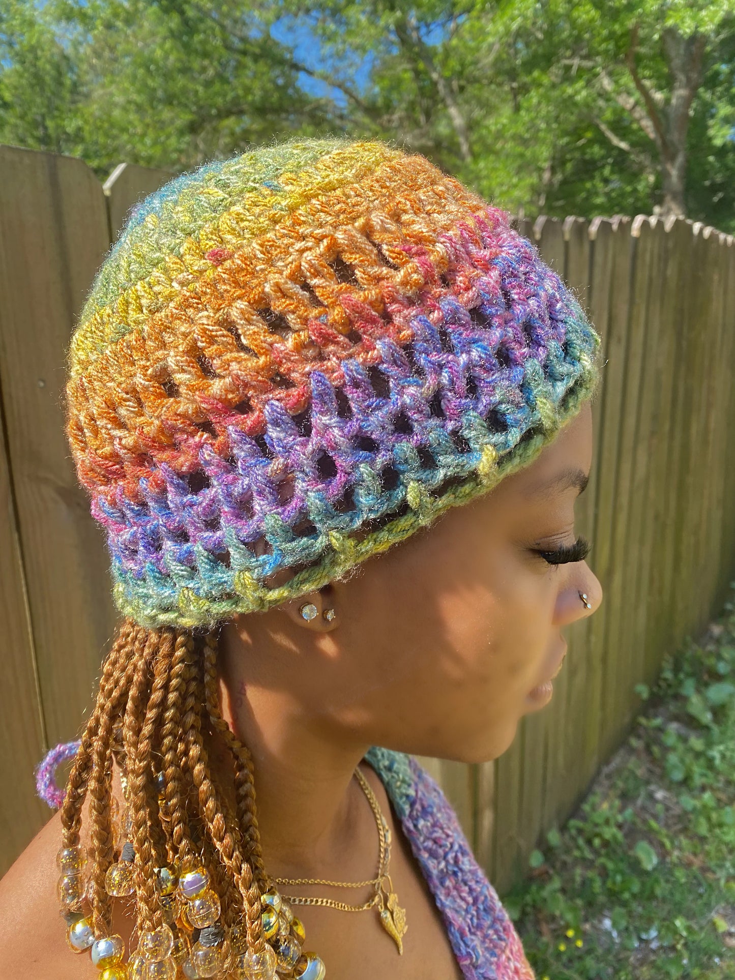 Versatile Pattern Crochet Beanie